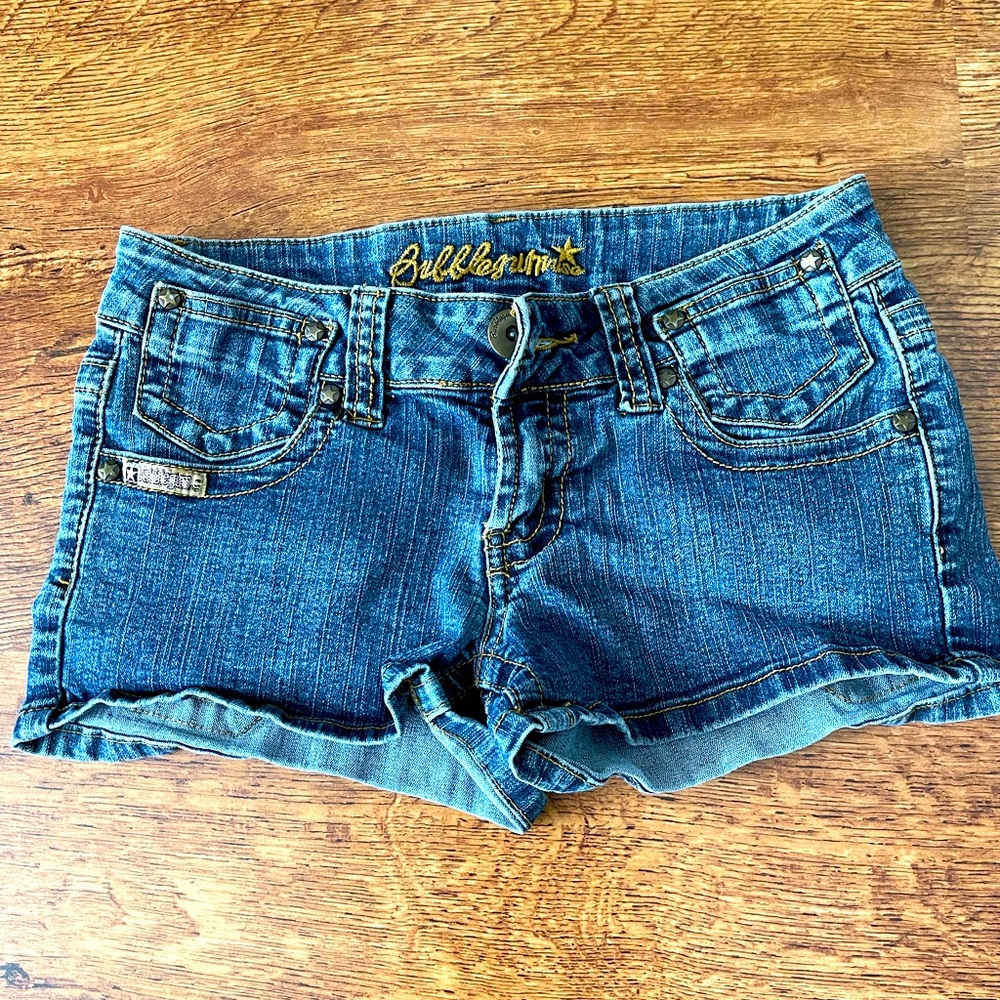Denim jean shorts. Size 7/8.